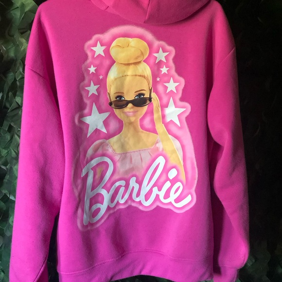 Barbie Jackets & Blazers - Vintage Original Pink Barbie Hoodie